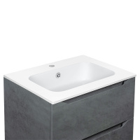 Раковина VCB-2N600W из искуственного камня, цвет белый - Gidratop.ru изображение