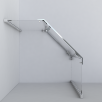 Душевой уголок Stresa VSP-1S900CLB, 900*900, черный, стекло прозрачное - Gidratop.ru изображение