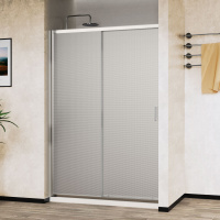 Душевая дверь City VDS-5CT150MT, 1500, хром, стекло текстурное - Gidratop.ru изображение