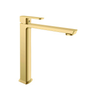 Смеситель для раковины Next VBF-1N2BG однорычажный, брашированное золото - Gidratop.ru изображение