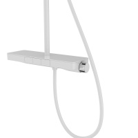 Душевая стойка Inspire VSFS-3I12TW термостатическая с изливом, 30см верх.душ, белый - Gidratop.ru изображение