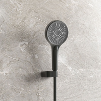 Душевой комплект Futura VSFW-2F12TMB термостатический встраиваемый, 3 режима, черный матовый - Gidratop.ru изображение