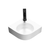 Раковина керамическая Vincea VBS-502, 440*385*155, подвесная, цвет белый - Gidratop.ru изображение