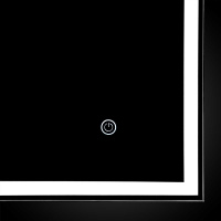 Зеркало LED VLM-3VN120 1200х800 c сенсорным выключателем и диммером - Gidratop.ru изображение