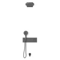 Душевой комплект VSFW-432TI1GM встраиваемый, вороненая сталь - Gidratop.ru изображение