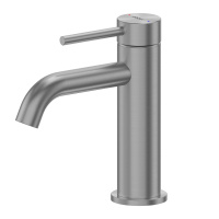 Смеситель ABBER Wasser Kreis 316 AF8110BGG для раковины, оружейная сталь брашированная - Gidratop.ru изображение