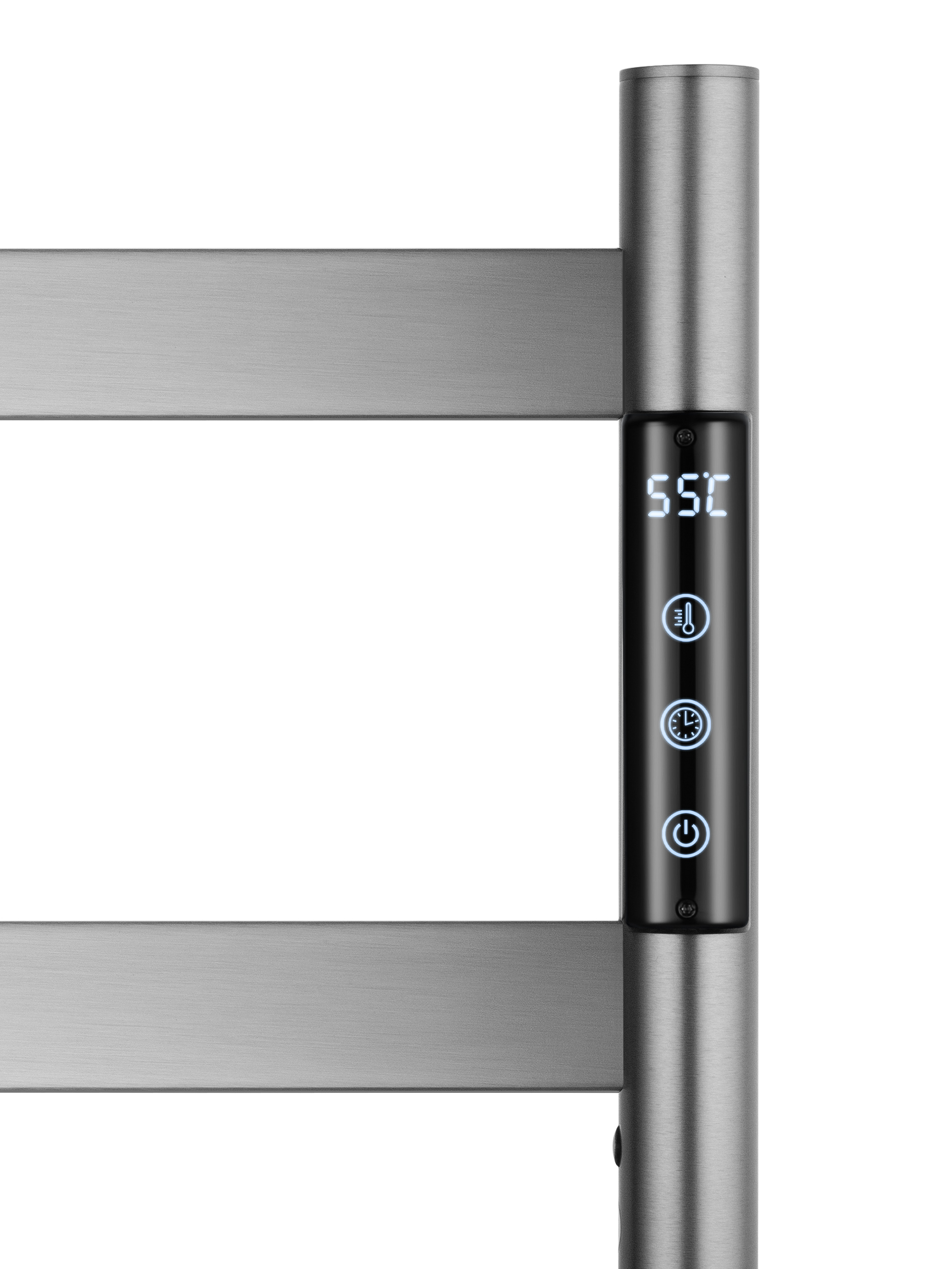 Полотенцесушитель электрический напольный WONZON & WOGHAND ESSEN, Темный графит (WW-A406-GM) - Gidratop.ru изображение