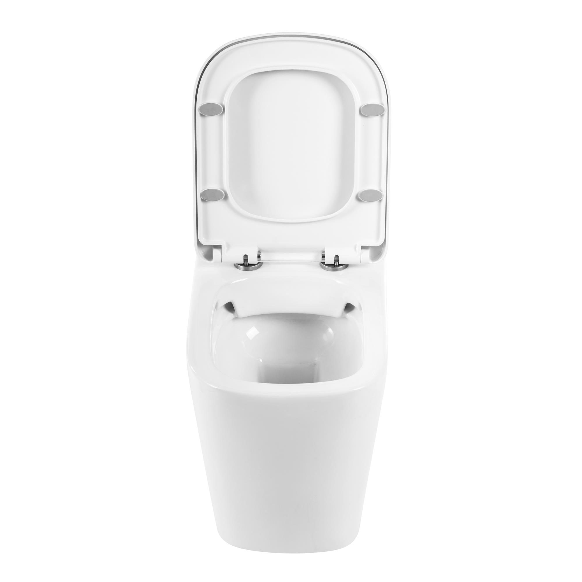 Унитаз приставной безободковый BelBagno ALBANO BB120CBR/BB120SC - Gidratop.ru изображение
