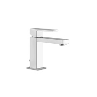 Gessi Rettangolo смеситель для раковины на 1 отверстие с донным клапаном, цвет: хром - Gidratop.ru изображение