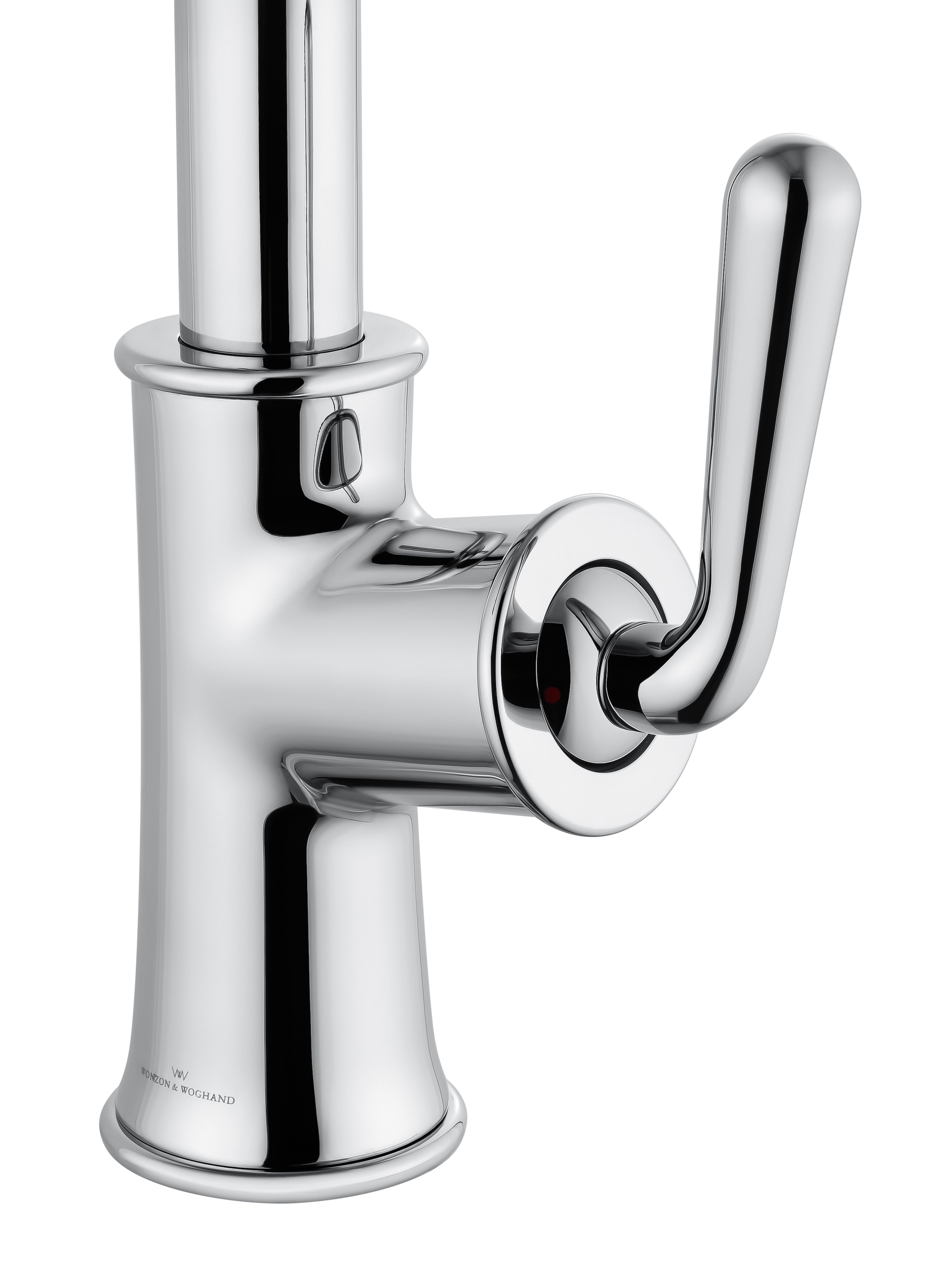 Смеситель для кухни с выдвижным изливом WONZON & WOGHAND, Хром (WW-88439008A-CR) - Gidratop.ru изображение