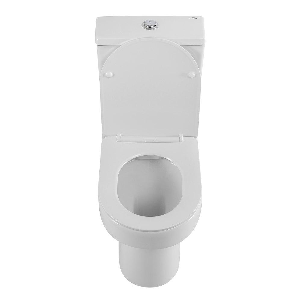 Унитаз-компакт безободковый BelBagno NORMA BB339CPR/BB339T/BB089SC - Gidratop.ru изображение