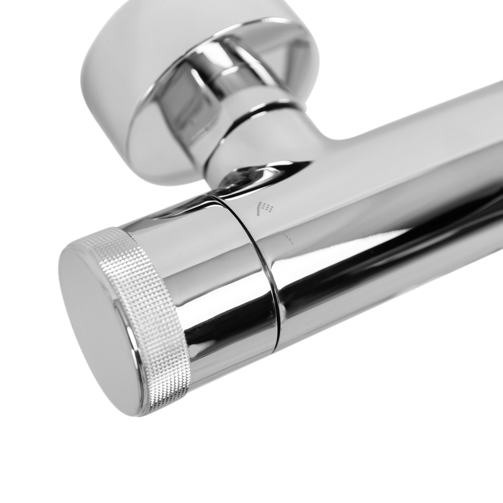 LUX-VD-01 Смеситель для ванны и душа однорычажный в комплекте с ручным душем, шлангом и держателем, хром - Gidratop.ru изображение