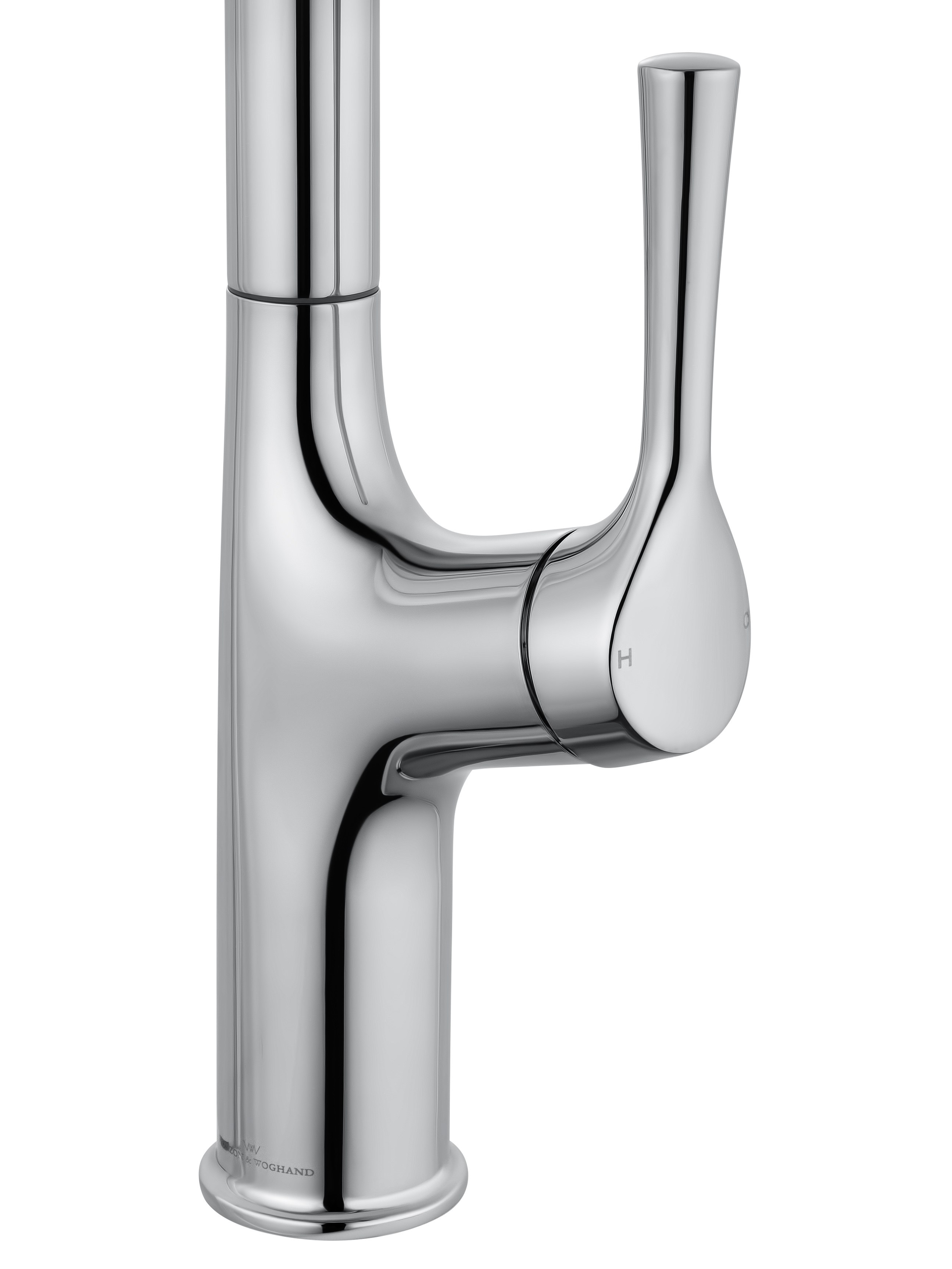 Смеситель для кухни с выдвижным изливом WONZON & WOGHAND, Хром (WW-AE54123-CR) - Gidratop.ru изображение