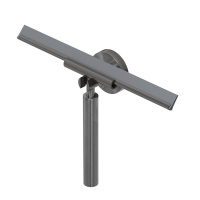 RELAX-SV-GM Скребок-водосгон для душевой шторки, исполнение оружейная сталь - Gidratop.ru изображение