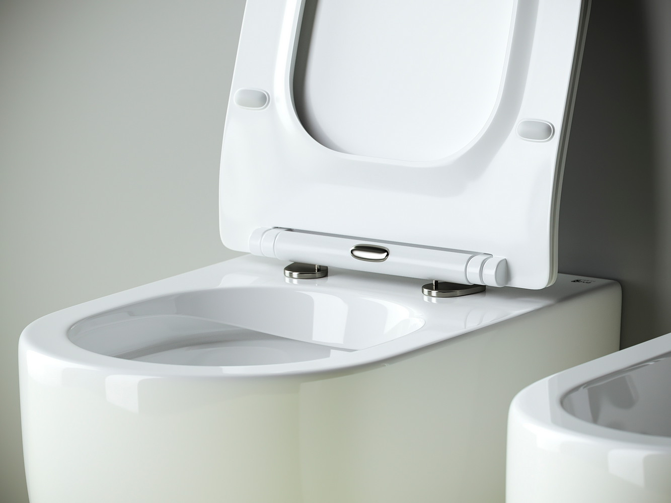 Напольный приставной унитаз Metropol Rimless - Gidratop.ru изображение