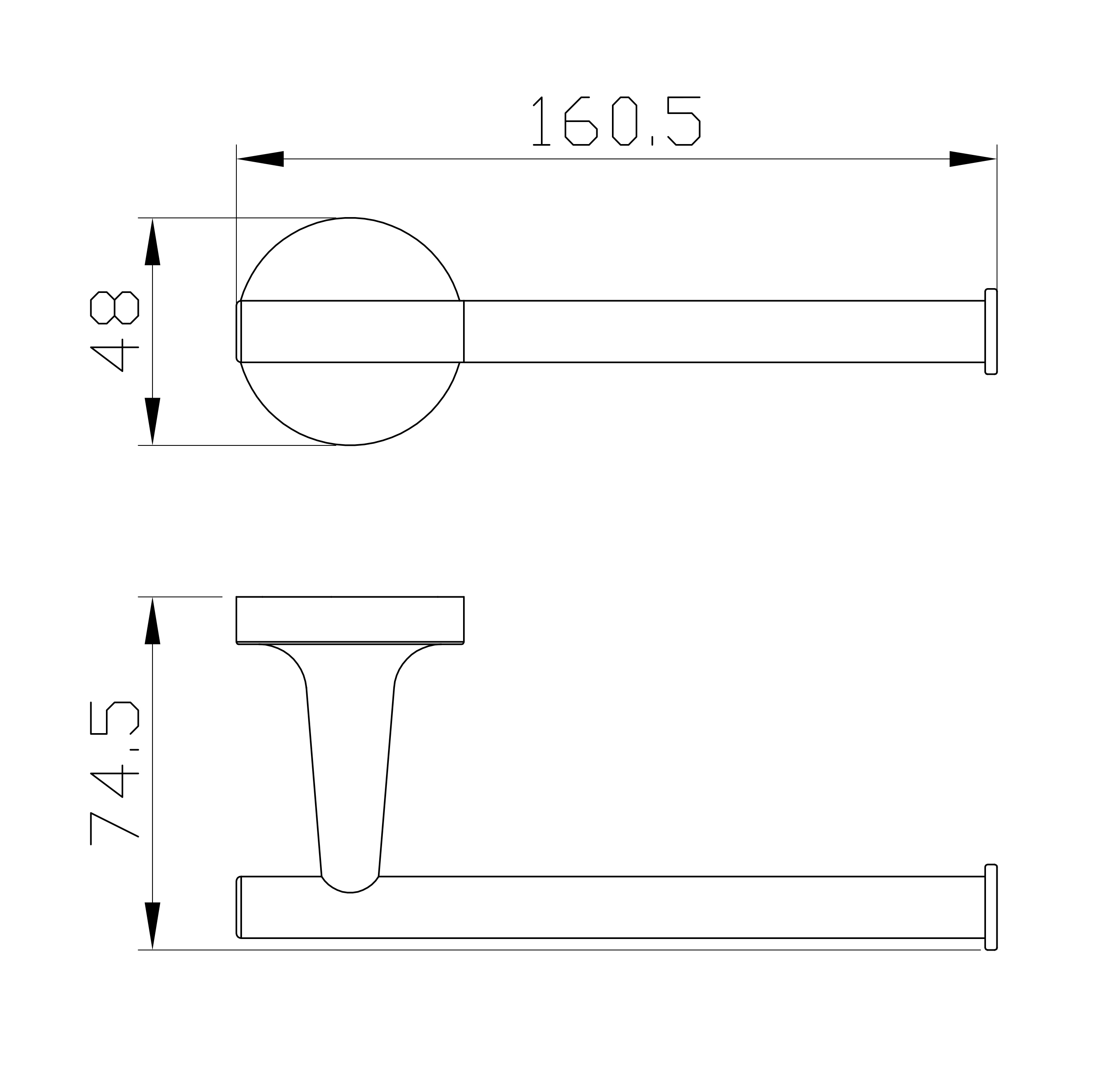 Держатель для туалетной бумаги без крышки WONZON & WOGHAND SIMPLE, Темный графит (WW-6516-BGM) - Gidratop.ru изображение