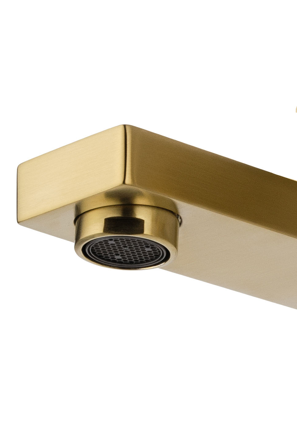 Смеситель для ванны с душем WONZON & WOGHAND CUBE, Брашированное золото (WW-88639016- BG) - Gidratop.ru изображение