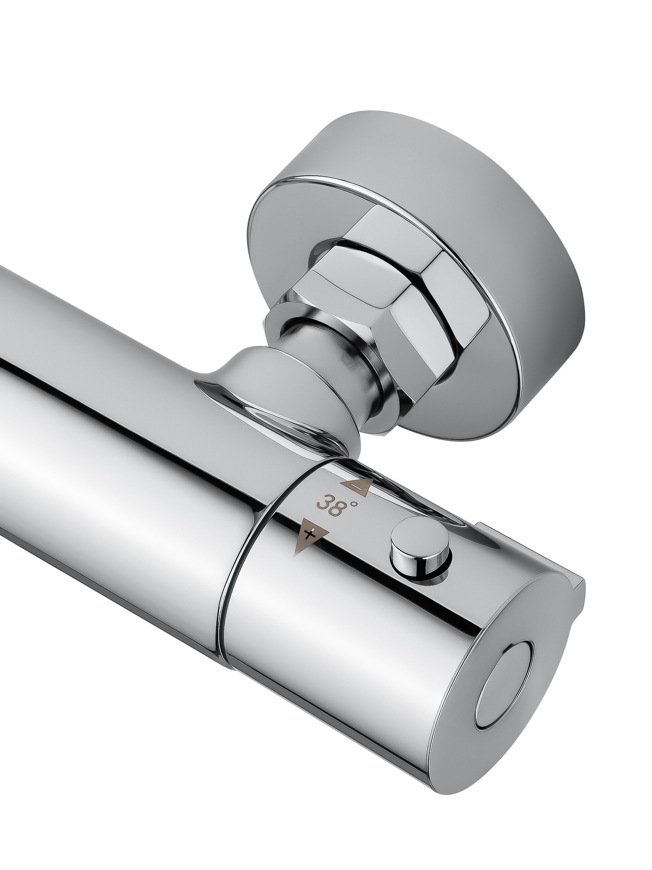 Смеситель для душа с термостатом WONZON & WOGHAND INN 3, Хром (WW-B2065-A-CR) - Gidratop.ru изображение