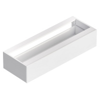 CADRO База под металлический каркас подвесная с одним выкатным ящиком c механизмами PUSH (BLUM) и функцией плавного закрывания, без верхней крышки, Bianco Ghiaccio, 1200x460x250, CADRO-120-1C-SO-BG-BLUM - Gidratop.ru изображение