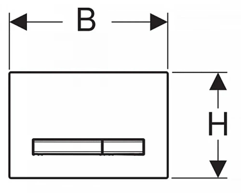 Клавиша Geberit Sigma Type 50 115.670.DW.2, черный - Gidratop.ru изображение