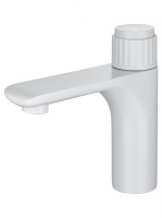 Смеситель для раковины WONZON & WOGHAND CLICK, Белый матовый (WW-A40412-MW) - Gidratop.ru изображение