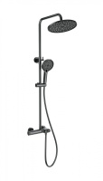 Душевая система с термостатом WONZON & WOGHAND MUSE Corno, Темный графит (WW-B2091-A-BGG) - Gidratop.ru изображение