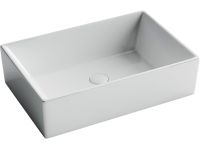 Умывальник чаша накладная прямоугольная Element 590x390x160мм - Gidratop.ru изображение