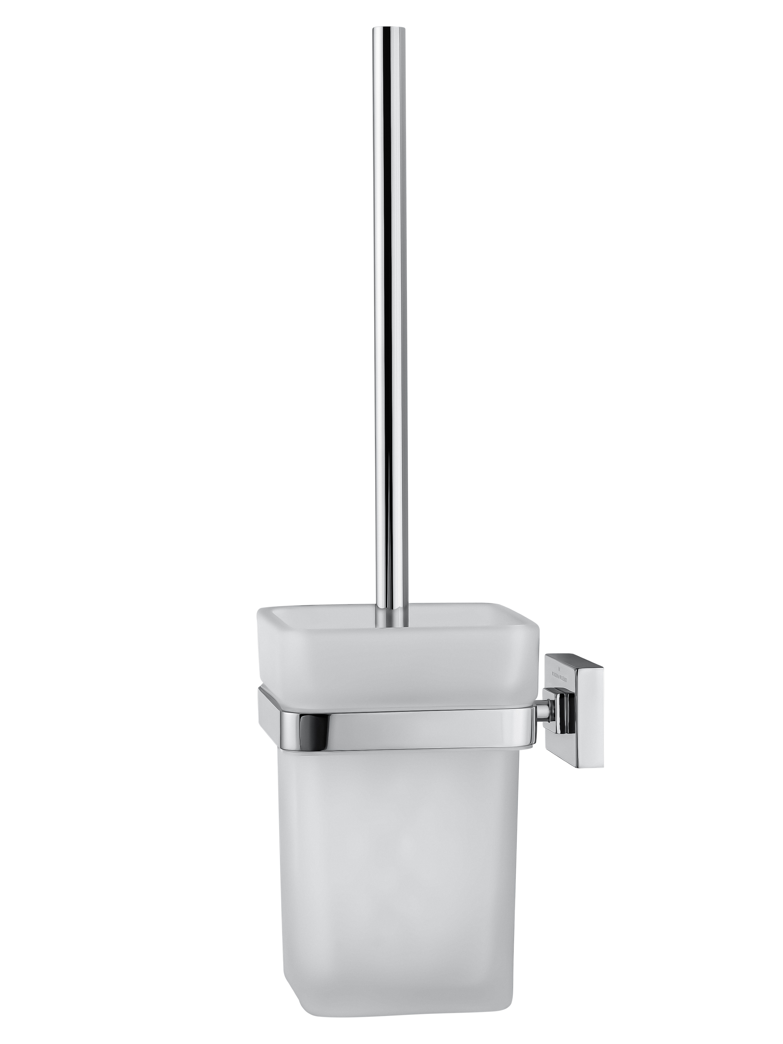 Туалетный ершик в комплекте WONZON & WOGHAND FLAT, Хром (WW-9729) - Gidratop.ru изображение