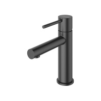 RELAX-LS2-NOP Смеситель для раковины однорычажный с донным клапаном, черный матовый - Gidratop.ru изображение