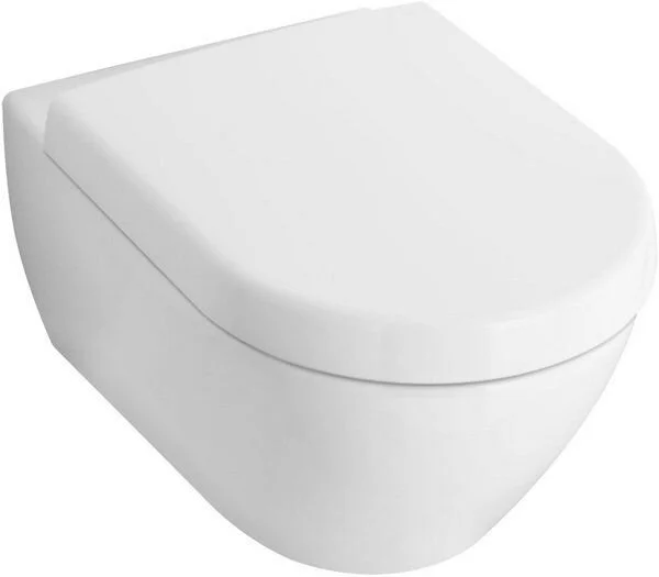 Подвесной унитаз Villeroy&Boch Subway Plus 2.0 5606 10R1 укороченный, alpin - Gidratop.ru изображение