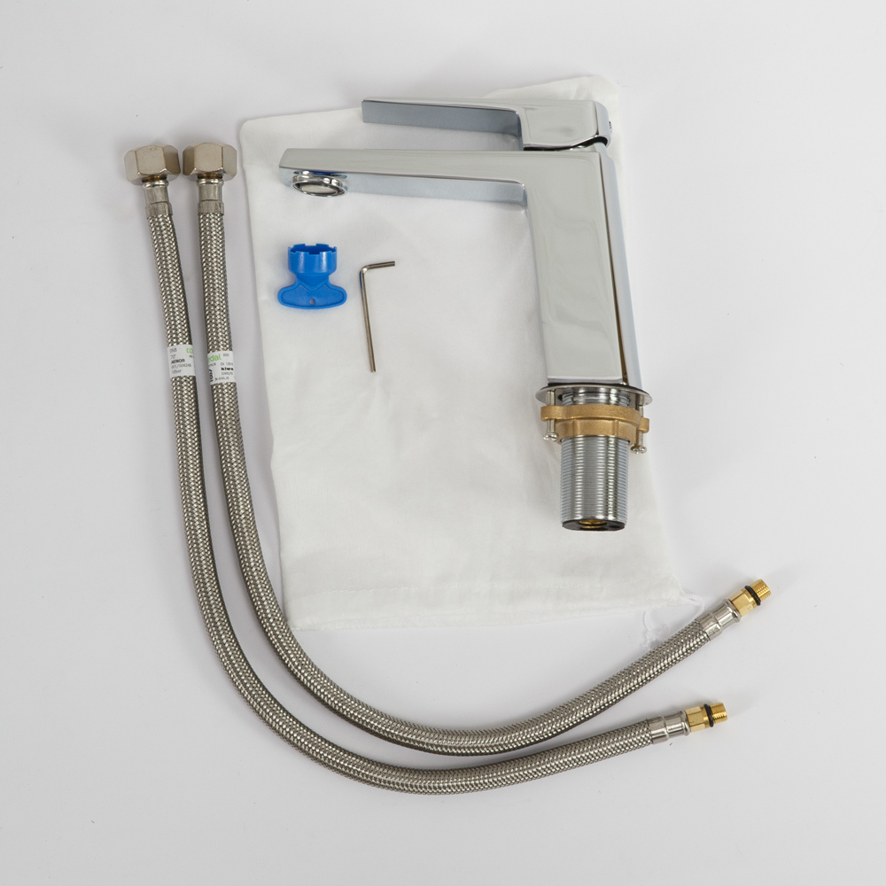 ARLIE Смеситель для раковины, без донного клапана, хром ARL-LVM-CRM - Gidratop.ru изображение