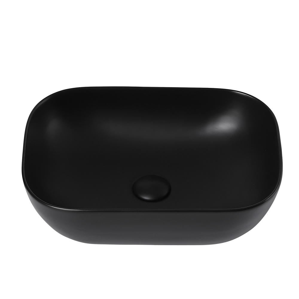 Раковина накладная ABBER Rechteck AC2200MB черная матовая - Gidratop.ru изображение