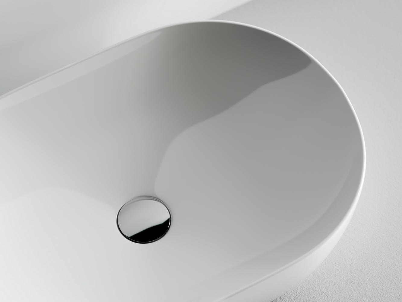 Умывальник чаша накладная овальная Element 600x415x135мм - Gidratop.ru изображение