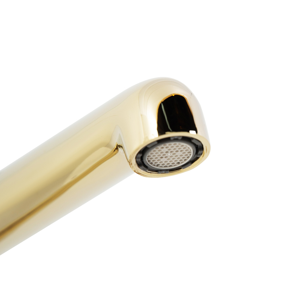 UNO Смеситель для накладных раковин, без донного клапана, золото UNO-LMC-ORO-W0 - Gidratop.ru изображение