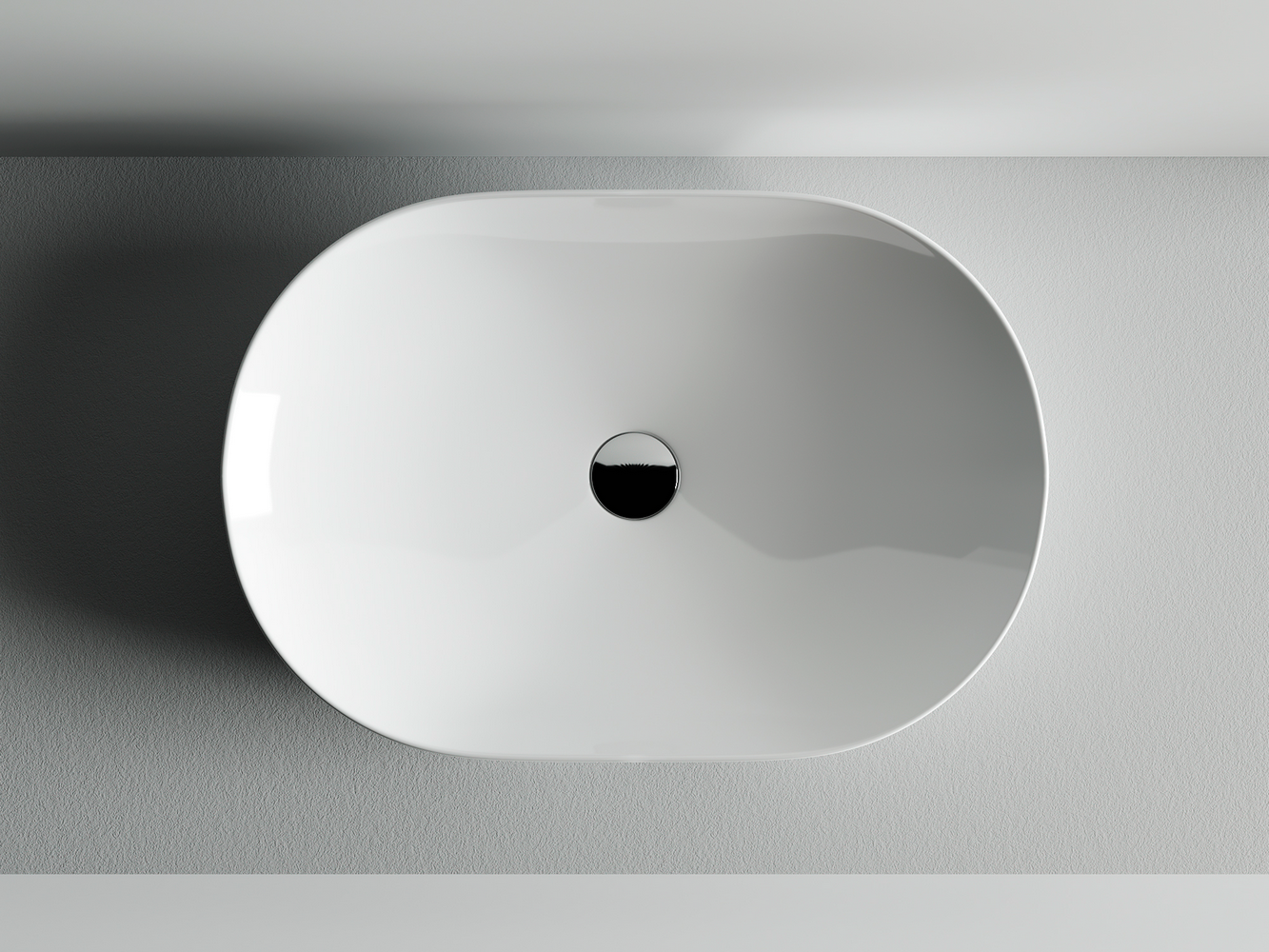 Умывальник чаша накладная овальная Element 600x415x135мм - Gidratop.ru изображение