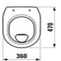 Приставной унитаз Laufen Pro 2195.6 - Gidratop.ru изображение