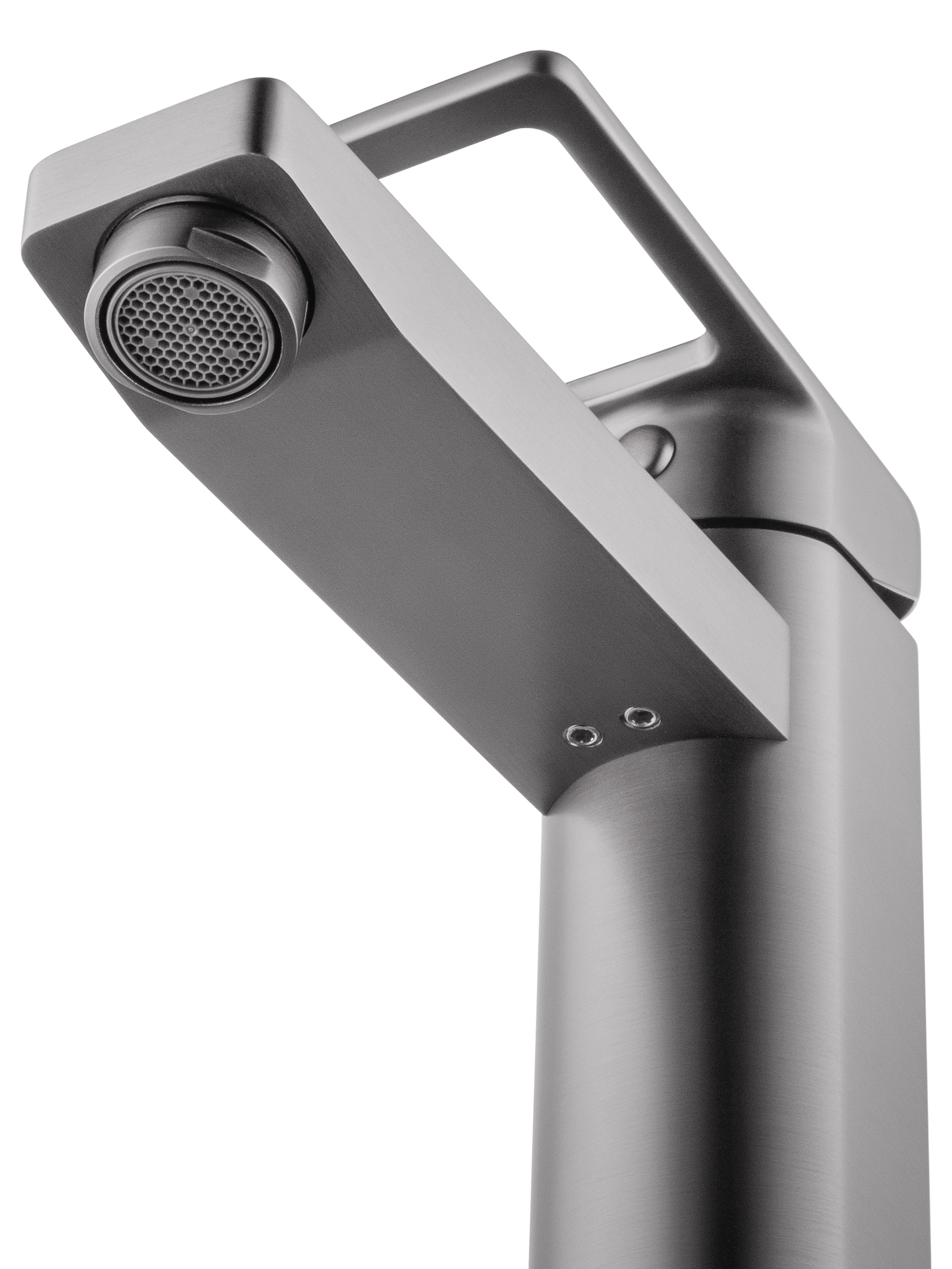 Смеситель для раковины WONZON & WOGHAND FRAME, Темный графит (WW-88139010-BGM) - Gidratop.ru изображение