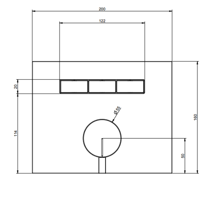 Gessi Hi-Fi смеситель для душа, с включением до 3 источников одновременно (внешняя часть), цвет: хром - Gidratop.ru изображение