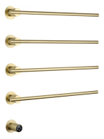 Полотенцесушитель электрический встраиваемый WONZON & WOGHAND DORTMUND, Брашированное золото (WW-A364-BG) - Gidratop.ru изображение