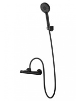 Смеситель для душа с термостатом WONZON & WOGHAND INN 5, Черный матовый (WW-B1005-A-MB)