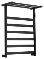 Полотенцесушитель электрический WONZON & WOGHAND FRANKFURT, Черный матовый (WW-A1026-MB) - Gidratop.ru изображение