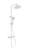 Душевая система с термостатом WONZON & WOGHAND STAY 1, Белый матовый (WW-B3051-A-MW) - Gidratop.ru изображение
