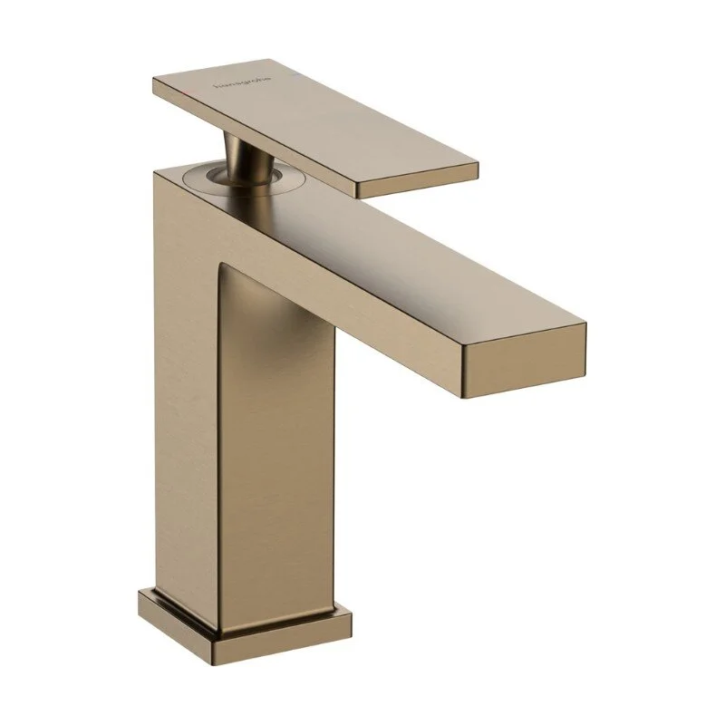 Смеситель для раковины Hansgrohe Tecturis E 73010140, с донным клапаном, цвет шлифованная бронза - Gidratop.ru изображение