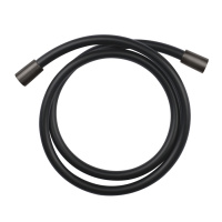 GESSI 316 шланг Darkflex, для ванны с коническим соединением на 1/2, длина 150 см, цвет: brushed black metal pvd - Gidratop.ru изображение