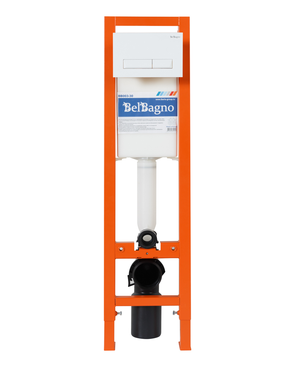 Кнопка смыва BelBagno MARMI, цвет-белый - Gidratop.ru изображение