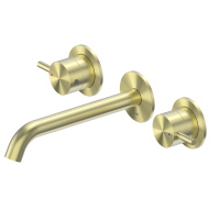 Смеситель ABBER Wasser Kreis 316 AF81123BG-L для раковины скрытого монтажа, золото брашированное - Gidratop.ru изображение