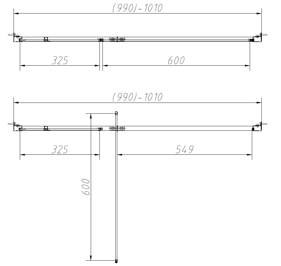 Душевой уголок Slim-N VSR-4SNP1010CL, 1000*1000, хром, стекло прозрачное - Gidratop.ru изображение
