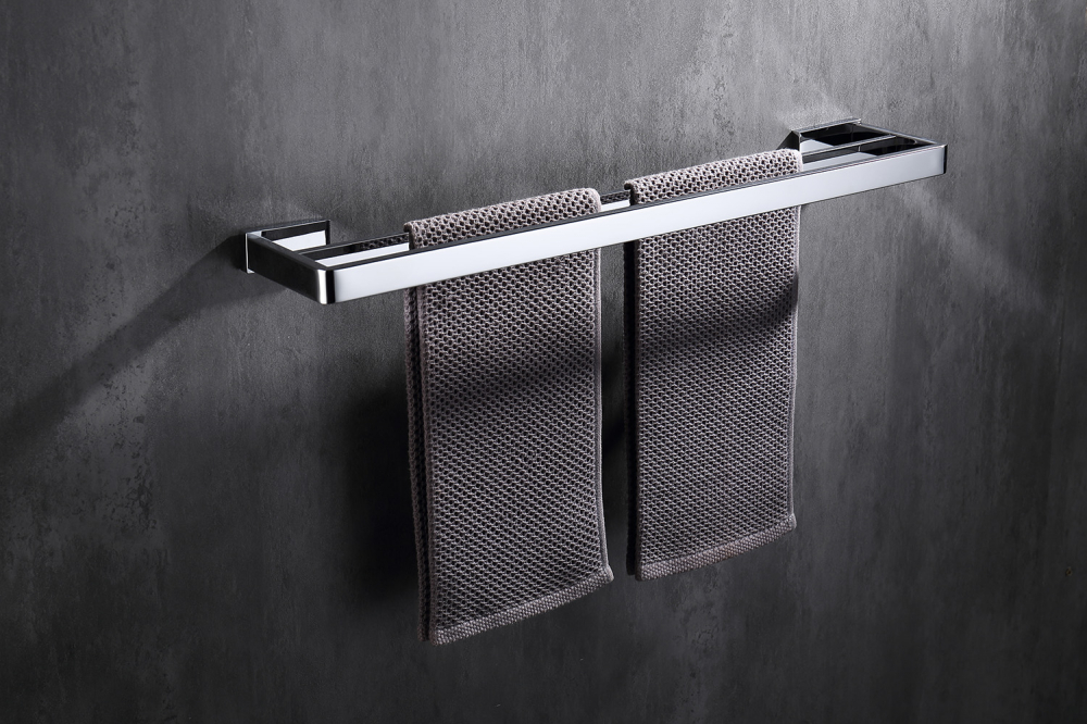 Полотенцедержатель двойной ABBER Westen AA1757 хром - Gidratop.ru изображение