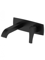 Смеситель для раковины встраиваемый WONZON & WOGHAND FLEX, Черный матовый (WW-88869072-MB) - Gidratop.ru изображение