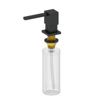 Дозатор мыла WONZON & WOGHAND, Черный матовый (WW-88SD01-MB) - Gidratop.ru изображение